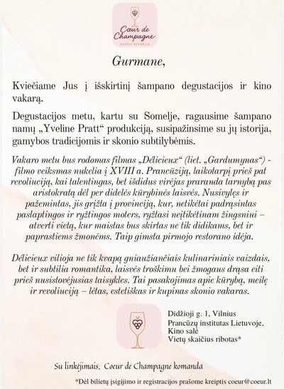 Šampano ir kino vakaras